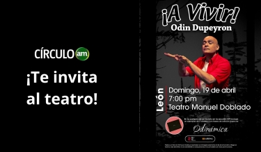 Odin Dupeyron ¡A vivir! - Boletos GRATIS
