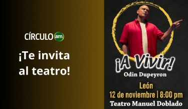 Odin Dupeyron en ¡A vivir! - Boletos gratis