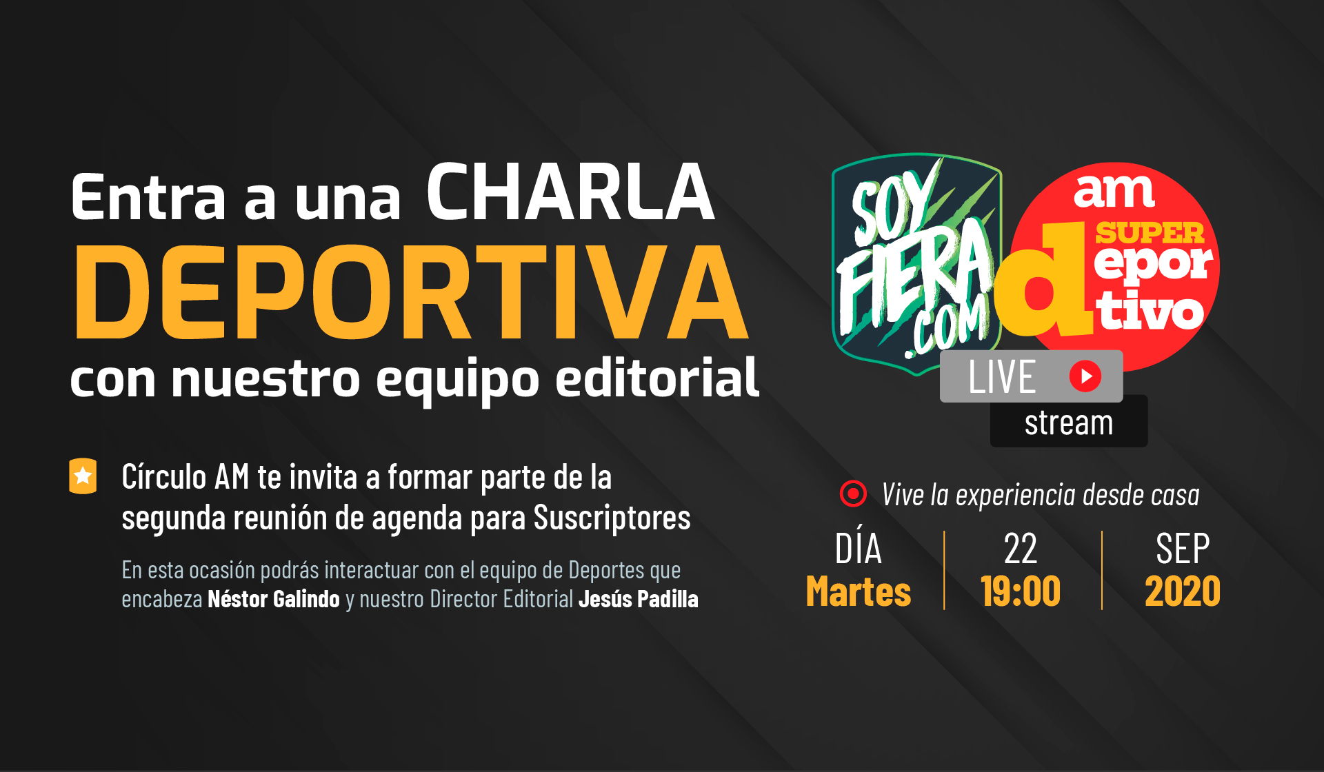 Reunión con suscriptores y fans destacados de Súper Deportivo y Soy